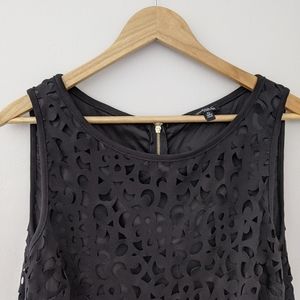 Little Black Dress w/ cutout overlay